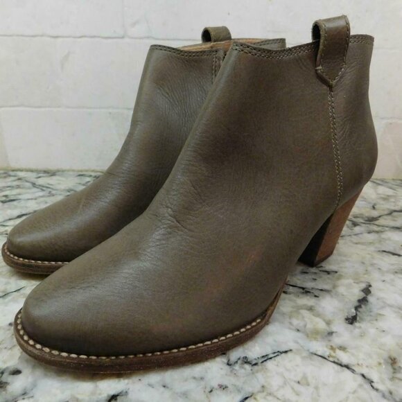 ! Madewell $228 The Billie Boots Wet Pebble f8640 - Picture 1 of 2